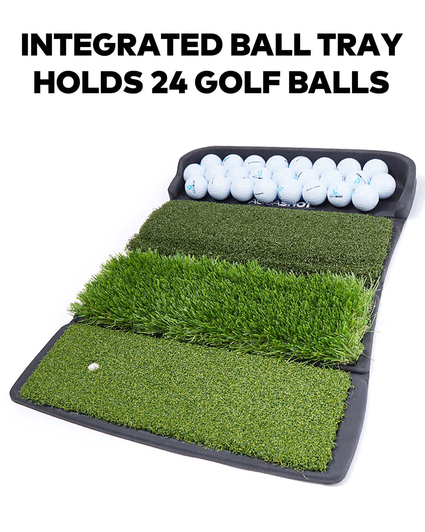 AquaShot Chipping Mat and Ball Tray