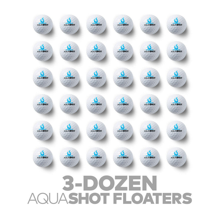 AquaShot Real-Feel Floating Golf Balls