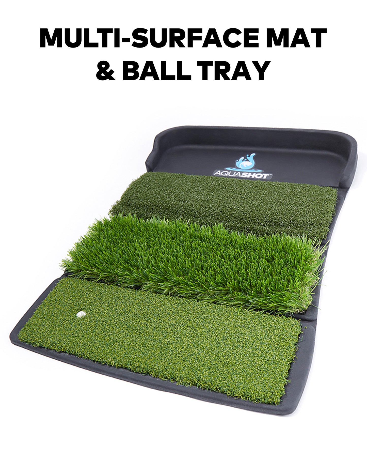 AquaShot Chipping Mat and Ball Tray